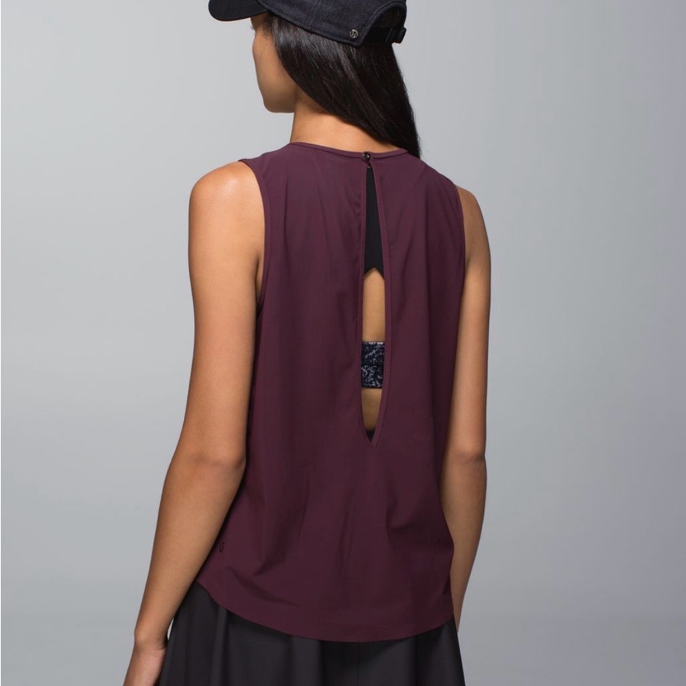 Lululemon here to there tank- plum